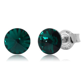 エメラルドピアス,スワロフスキー,ピアス,プレゼント,メンズ