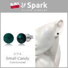 ピアス,スワロフスキー,エメラルド,スワロフスキーピアス,5月誕生石