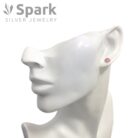 シンプルピアス,swarovski,レディース