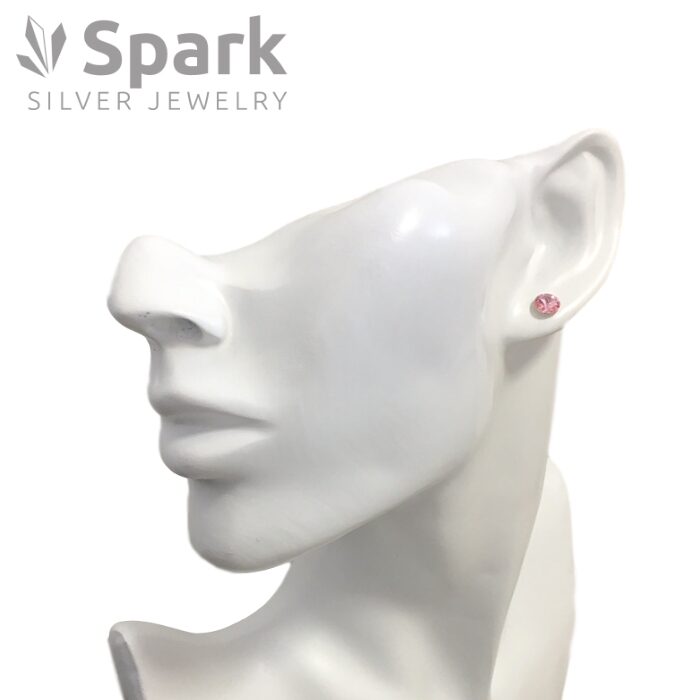 シンプルピアス,swarovski,レディース