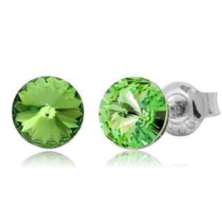 ピアス,ペリドット,8月誕生石,メンズ,レディース,スワロフスキー