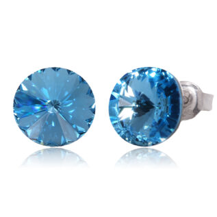 ピアス,スワロフスキーピアス,アクアマリン,メンズピアス