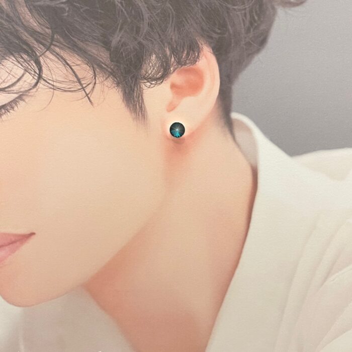 シルバーピアス,エメラルド,メンズ,かっこいい シルバーピアス,エメラルド,メンズ,かっこいい