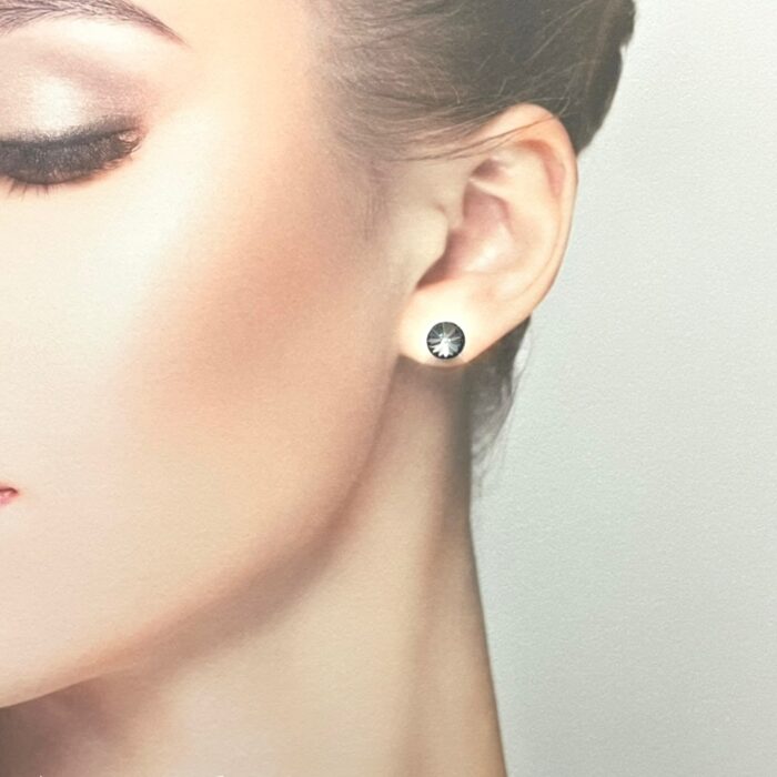 メンズピアス,シルバーピアス,スワロフスキー,swarovski,プレゼント