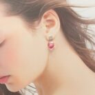 かわいいピアス,レディースピアス,ハート,スワロフスキー,swarovski