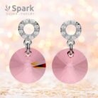 かわいいピアス,ピアス,スワロフスキー,スワロフスキーピアス.誕生日プレゼント