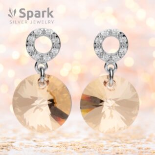 ゆれる ピアス,ピアス,スワロフスキー,スワロフスキーピアス