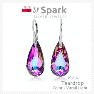 ピアス,ティアドロップ,スワロフスキー,swarovski,大きめ