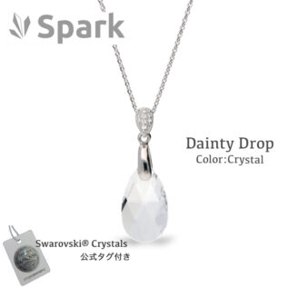 ドロップネックレス クリスタル プレゼント
