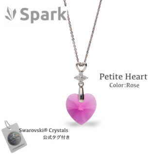 ハート ネックレス スワロフスキー