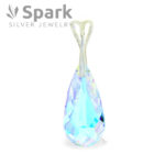 ティアドロップ ペンダント オーロラ