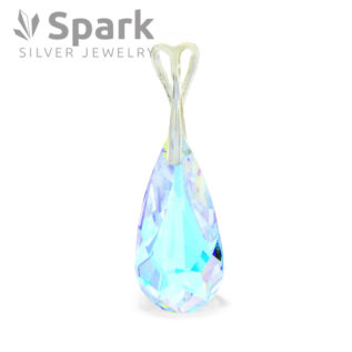 ティアドロップ ペンダント オーロラ