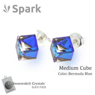 メンズ ピアス ブルー スワロフスキー メンズ ピアス ブルー スワロフスキー