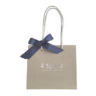 ネイビーのリボンとSpark 紙袋