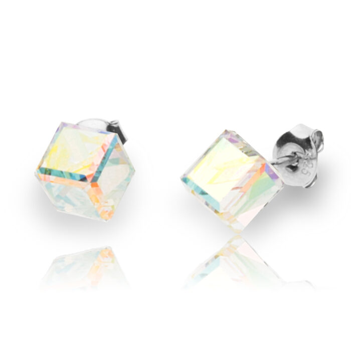 ピアス,スワロフスキー,オーロラ,ユニセックス,プレゼント