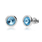 メンズピアス,アクアマリン,スワロフスキー,プレゼント,swarovski