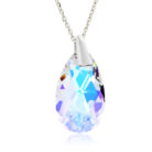 スワロフスキーネックレス,ドロップネックレス,オーロラ,プレゼント