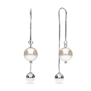 パールピアス ロングタイプ クリームカラー