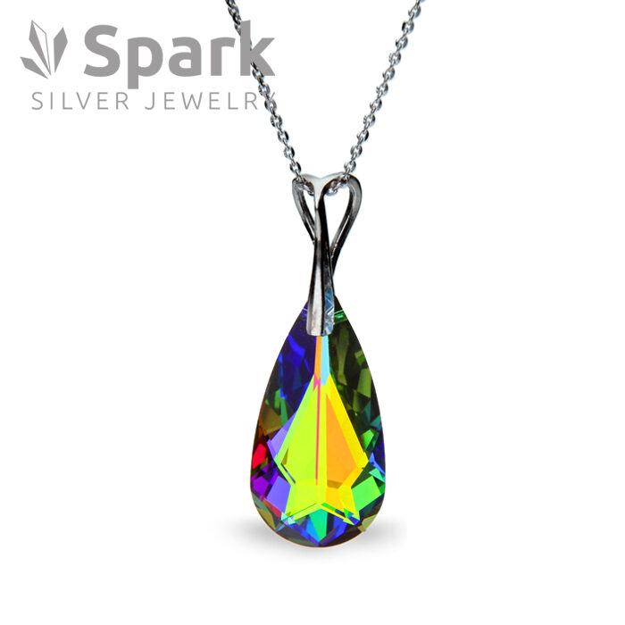 ティアドロップ ネックレス スワロフスキー ティアドロップ ネックレス スワロフスキー