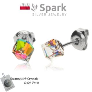 ピアス,色変化,スワロフスキー