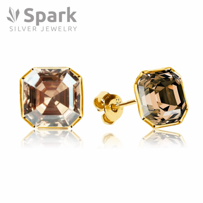 ピアス,スワロフスキー,ゴールド,お洒落,大人