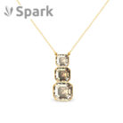 ネックレス スワロフスキー ゴールド