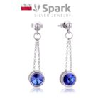 ピアス,スワロフスキー,サファイア