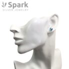 メンズピアス,アクアマリン