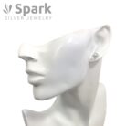 スワロフスキーピアス,spark,シンプル