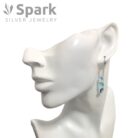 チェーンピアス,swarovski