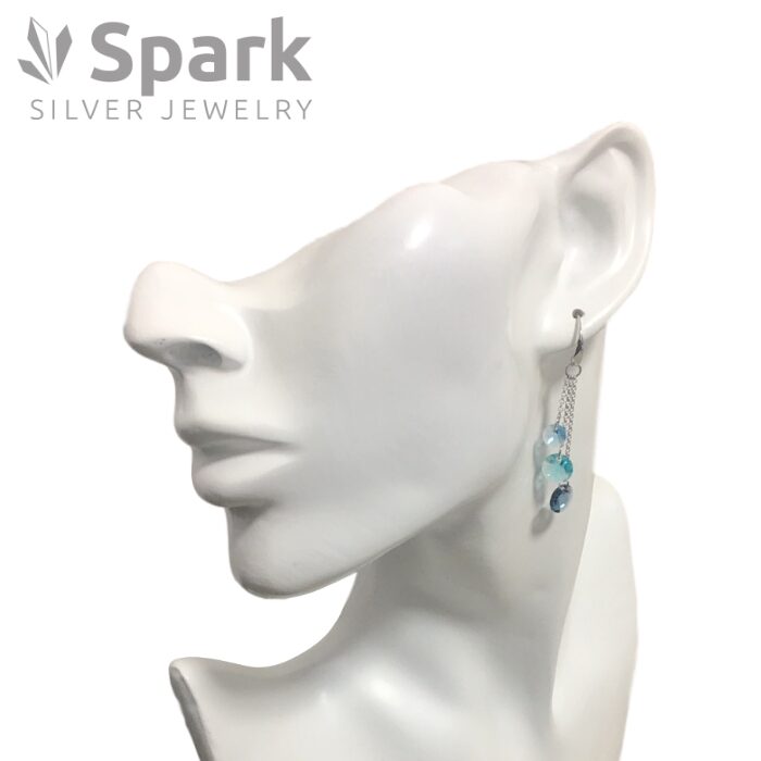 チェーンピアス,swarovski チェーンピアス,swarovski