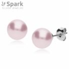 パールピアス ピンク,パールピアス,スワロフスキー,ピンク,ピアス