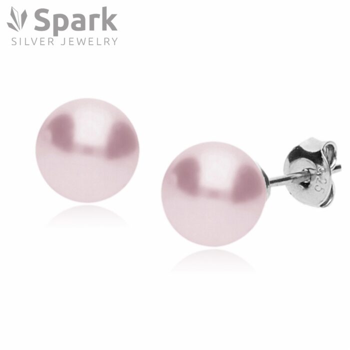 パールピアス ピンク,パールピアス,スワロフスキー,ピンク,ピアス