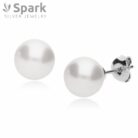 パール ピアス,パールピアス,スワロフスキー,ホワイトパール,スワロフスキーピアス