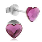 ピアス,ハート,スワロフスキー,かわいい