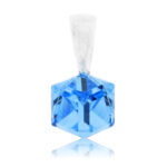 ペンダント,トップ,スワロフスキー,アクアマリン