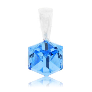 ペンダント,トップ,スワロフスキー,アクアマリン