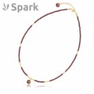 ネックレス,ガーネット,スワロフスキー,ガーネットネックレス,誕生石,1月