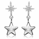 星 ピアス,星ピアス,ピアス,星,スワロフスキー,スワロフスキーピアス