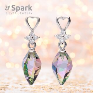 ドロップ ピアス,ピアス,スワロフスキー,スワロフスキーピアス,swarovski