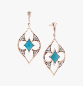 Lohan Earrings From Kisna Yellow Gold