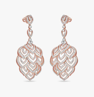 Verdant Splendour Diamond Dangle Earrings