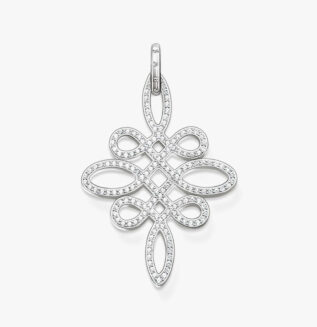 The Tepo 18kt Diamond White Gold Pendant