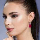 ルビーピアス,ピアス ルビー,ルビー ジュエリー,ルビー プレゼント